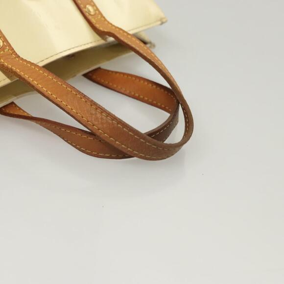 LOUIS VUITTON Monogram Vernis Reade PM Hand Bag Perle M91336 - Picture 7 of 12